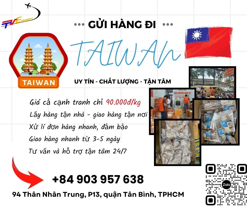 Gửi hàng đi Đài Loan - Tiến Việt Express